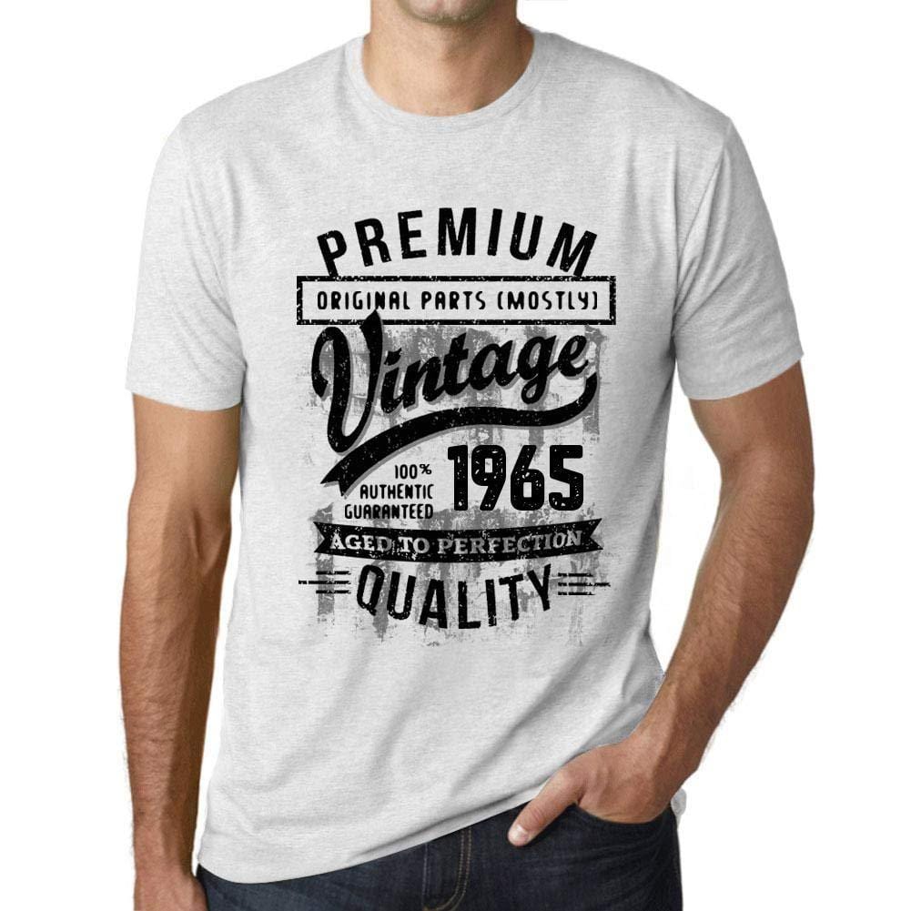 Ultrabasic - Homme T-Shirt Graphique 1965 Aged to Perfection Tee Shirt Cadeau d'anniversaire