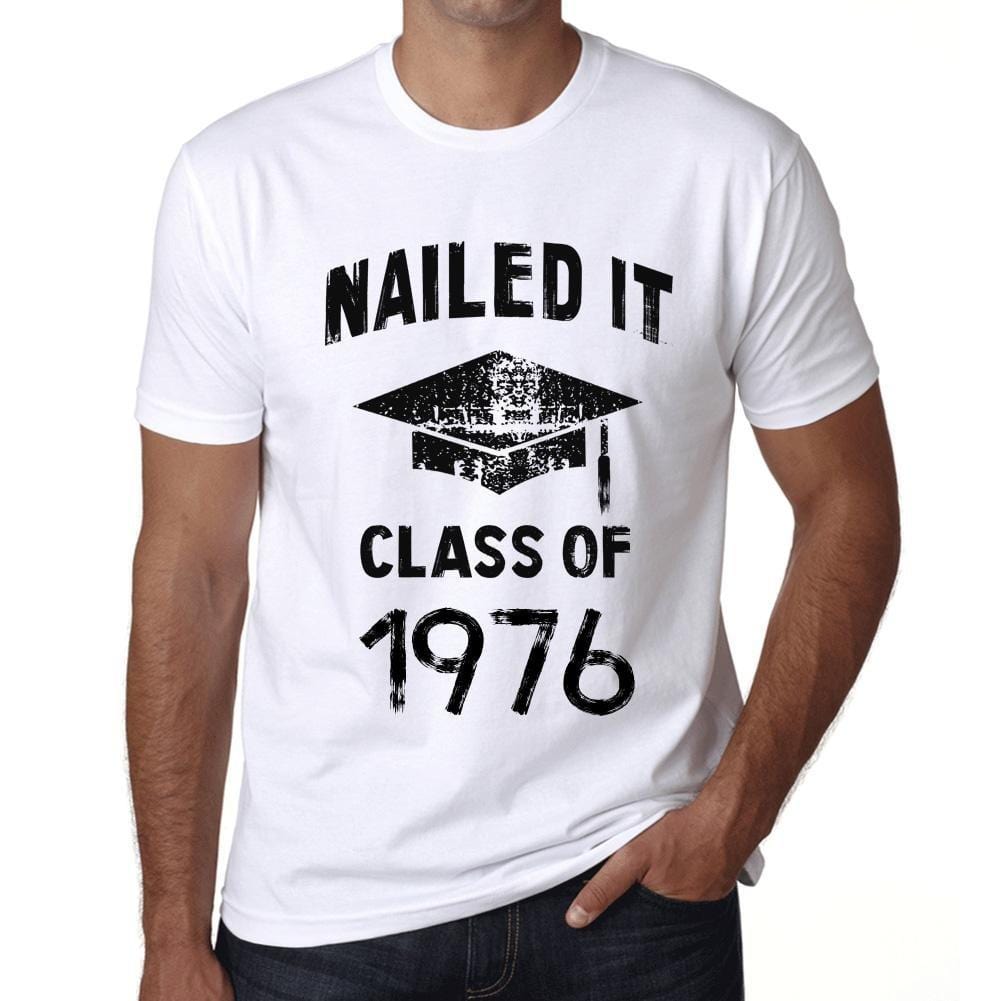 Homme T Shirt Graphique Imprimé Vintage Tee Nailed it Class of 1976