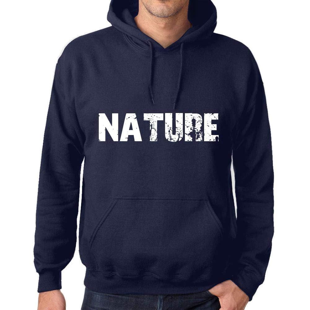 Ultrabasic Homme Femme Unisex Sweat à Capuche Hoodie Popular Words Nature French Marine