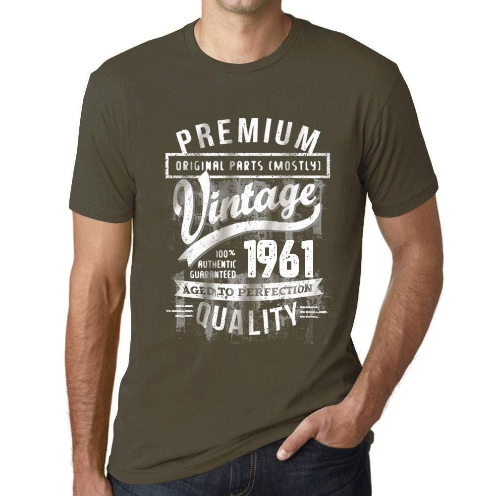 Ultrabasic - Homme T-Shirt Graphique 1961 Aged to Perfection Tee Shirt Cadeau d'anniversaire