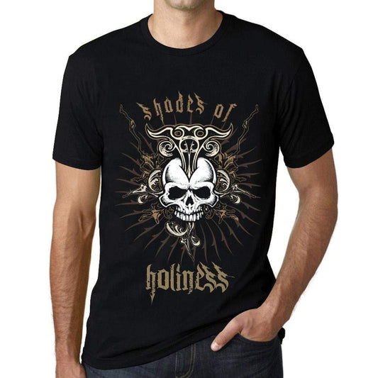 Ultrabasic - Homme T-Shirt Graphique Shades of Holiness Noir Profond