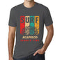 Men&rsquo;s Graphic T-Shirt Surf Summer Time ACAPULCO Mouse Grey - Ultrabasic