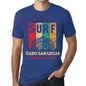 Men&rsquo;s Graphic T-Shirt Surf Summer Time CABO SAN LUCAS Royal Blue - Ultrabasic