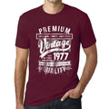 ULTRABASIC - Graphic Men's 1977 Aged to Perfection Birthday Gift T-Shirt