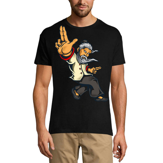 ULTRABASIC Men's Graphic T-Shirt Kung Fu - Martial Art Character Shirt for Men