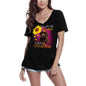 ULTRABASIC Women's V-Neck T-Shirt My Only Sunshine - Pug - Vintage Shirt