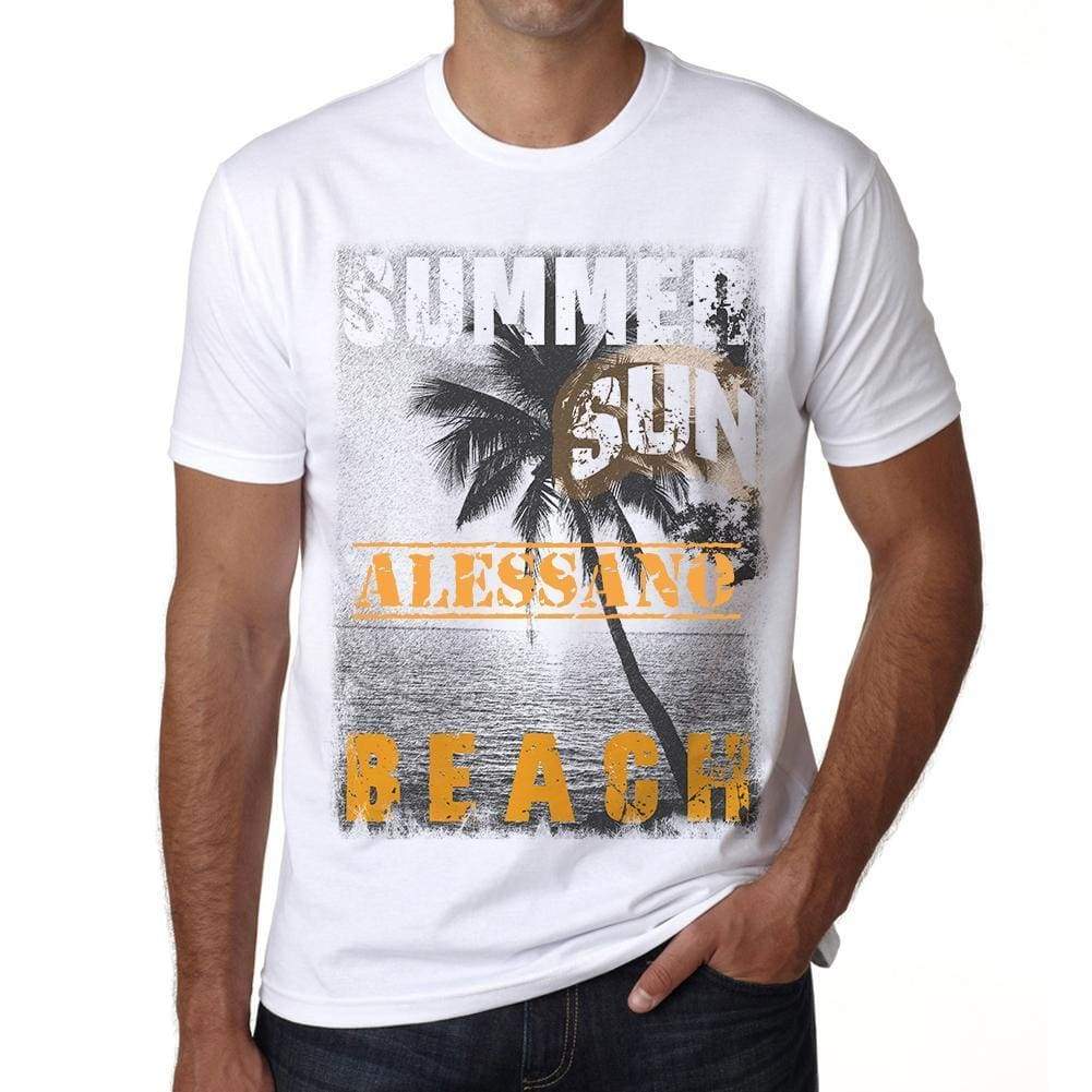 Alessano Mens Short Sleeve Round Neck T-Shirt - Casual