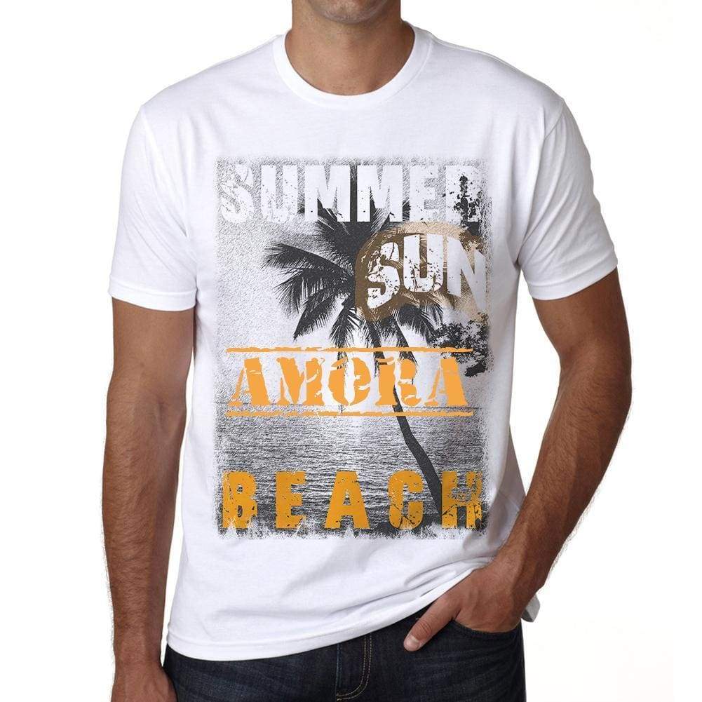 Amora Mens Short Sleeve Round Neck T-Shirt - Casual