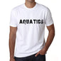 Aquatics Mens T Shirt White Birthday Gift 00552 - White / Xs - Casual