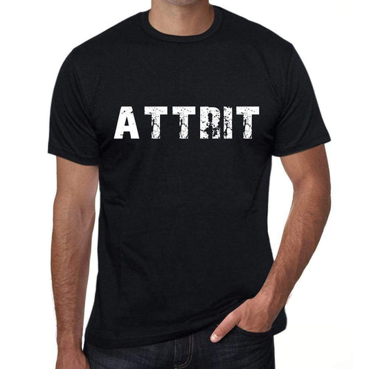 Attrit Mens Vintage T Shirt Black Birthday Gift 00554 - Black / Xs - Casual