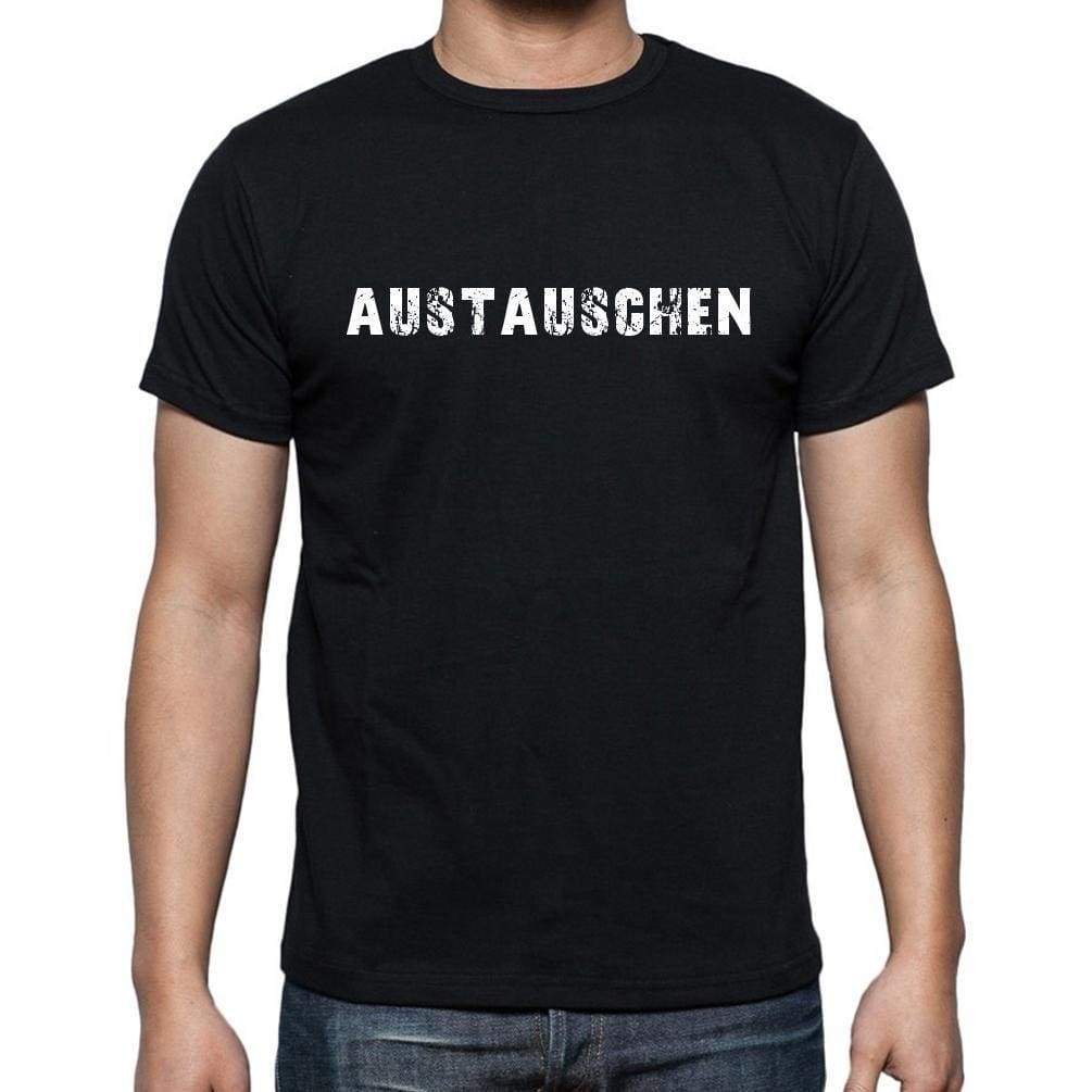 Austauschen Mens Short Sleeve Round Neck T-Shirt - Casual