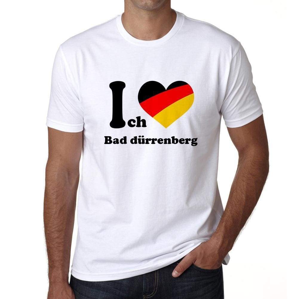 Bad Dürrenberg Mens Short Sleeve Round Neck T-Shirt 00005 - Casual