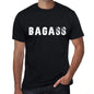Bagass Mens Vintage T Shirt Black Birthday Gift 00554 - Black / Xs - Casual