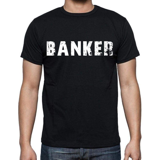 Banker Mens Short Sleeve Round Neck T-Shirt - Casual