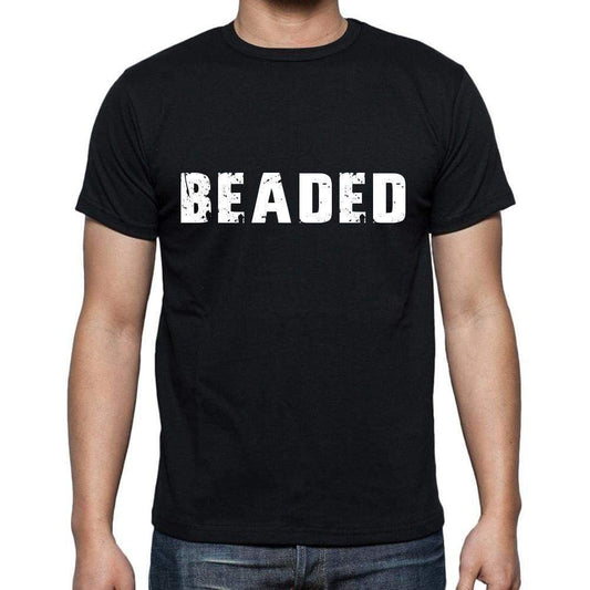 Beaded Mens Short Sleeve Round Neck T-Shirt 00004 - Casual