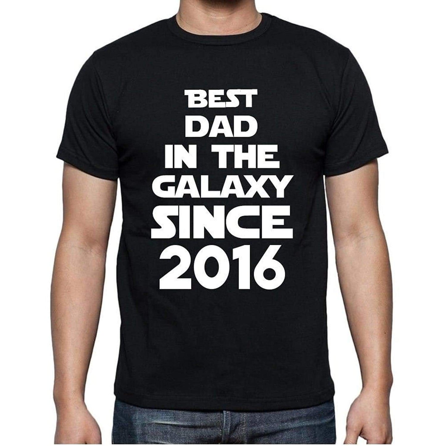 Best Dad 2016 Best Dad Mens T Shirt Black Birthday Gift 00112 - Black / Xs - Casual