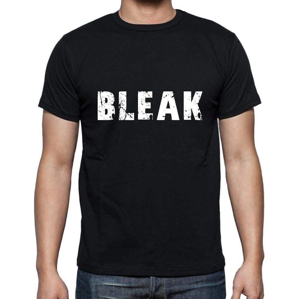 Bleak Mens Short Sleeve Round Neck T-Shirt 5 Letters Black Word 00006 - Casual