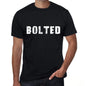 Bolted Mens Vintage T Shirt Black Birthday Gift 00554 - Black / Xs - Casual