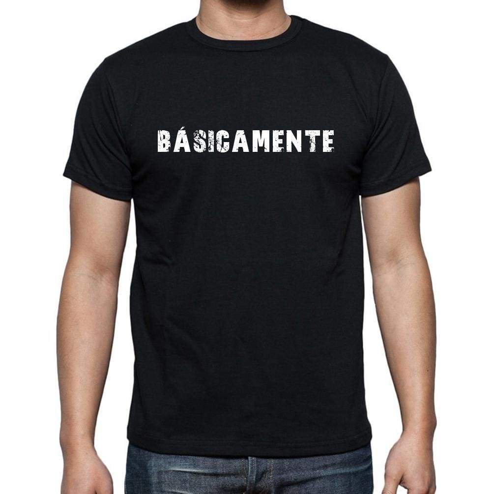 Bsicamente Mens Short Sleeve Round Neck T-Shirt - Casual