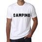 Camping Mens T Shirt White Birthday Gift 00552 - White / Xs - Casual