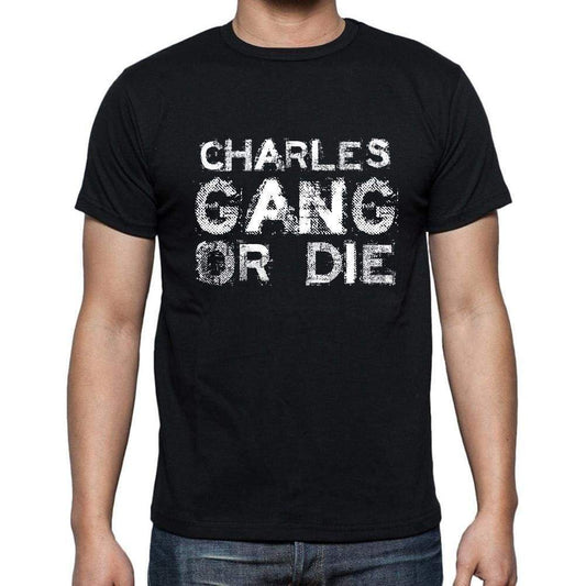 Charles Family Gang Tshirt Mens Tshirt Black Tshirt Gift T-Shirt 00033 - Black / S - Casual