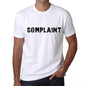Complaint Mens T Shirt White Birthday Gift 00552 - White / Xs - Casual