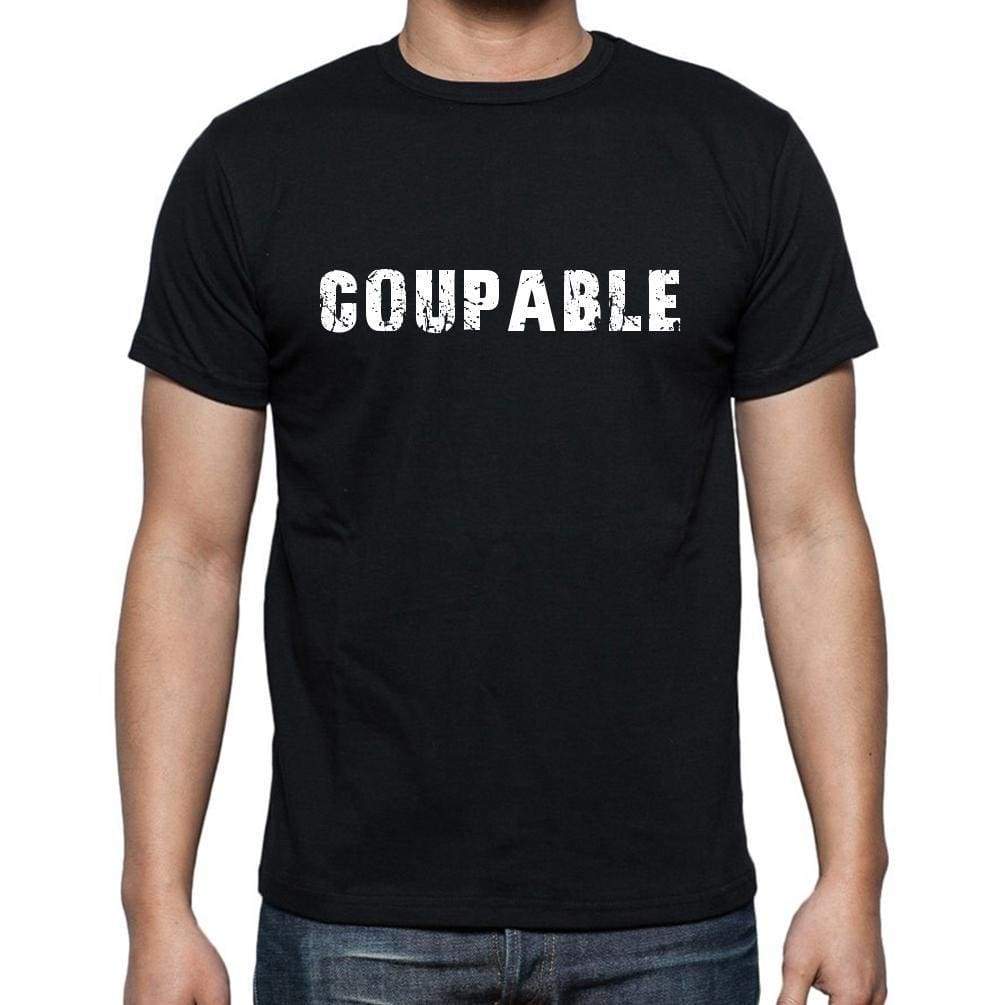 Coupable French Dictionary Mens Short Sleeve Round Neck T-Shirt 00009 - Casual