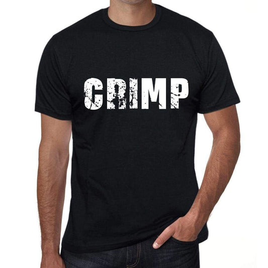Crimp Mens Retro T Shirt Black Birthday Gift 00553 - Black / Xs - Casual