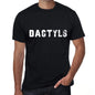 Dactyls Mens Vintage T Shirt Black Birthday Gift 00555 - Black / Xs - Casual
