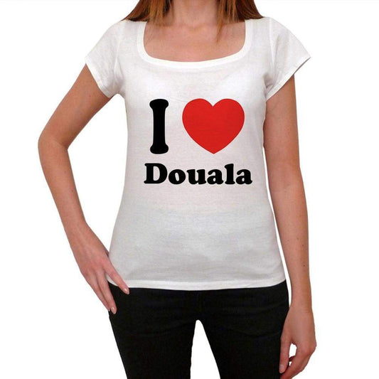 Douala T Shirt Woman Traveling In Visit Douala Womens Short Sleeve Round Neck T-Shirt 00031 - T-Shirt