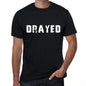 Drayed Mens Vintage T Shirt Black Birthday Gift 00554 - Black / Xs - Casual