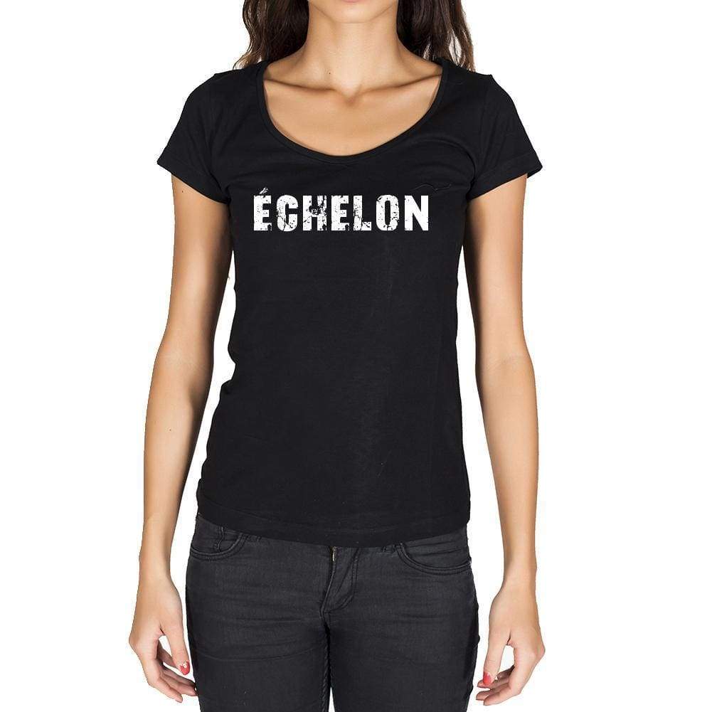 Échelon French Dictionary Womens Short Sleeve Round Neck T-Shirt 00010 - Casual