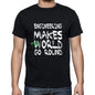 Engineering World Goes Round Mens Short Sleeve Round Neck T-Shirt 00082 - Black / S - Casual