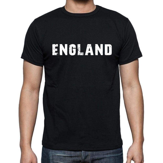 England Mens Short Sleeve Round Neck T-Shirt - Casual