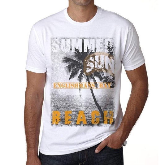 Englishmans Bay Mens Short Sleeve Round Neck T-Shirt - Casual