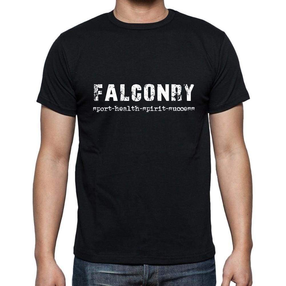 Falconry Sport-Health-Spirit-Success Mens Short Sleeve Round Neck T-Shirt 00079 - Casual