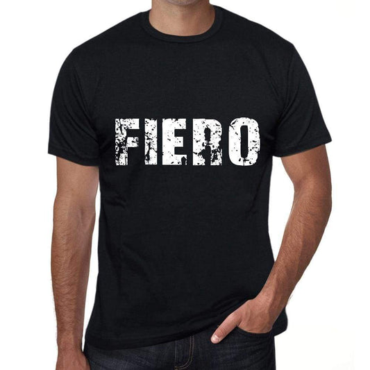 Fiero Mens T Shirt Black Birthday Gift 00551 - Black / Xs - Casual