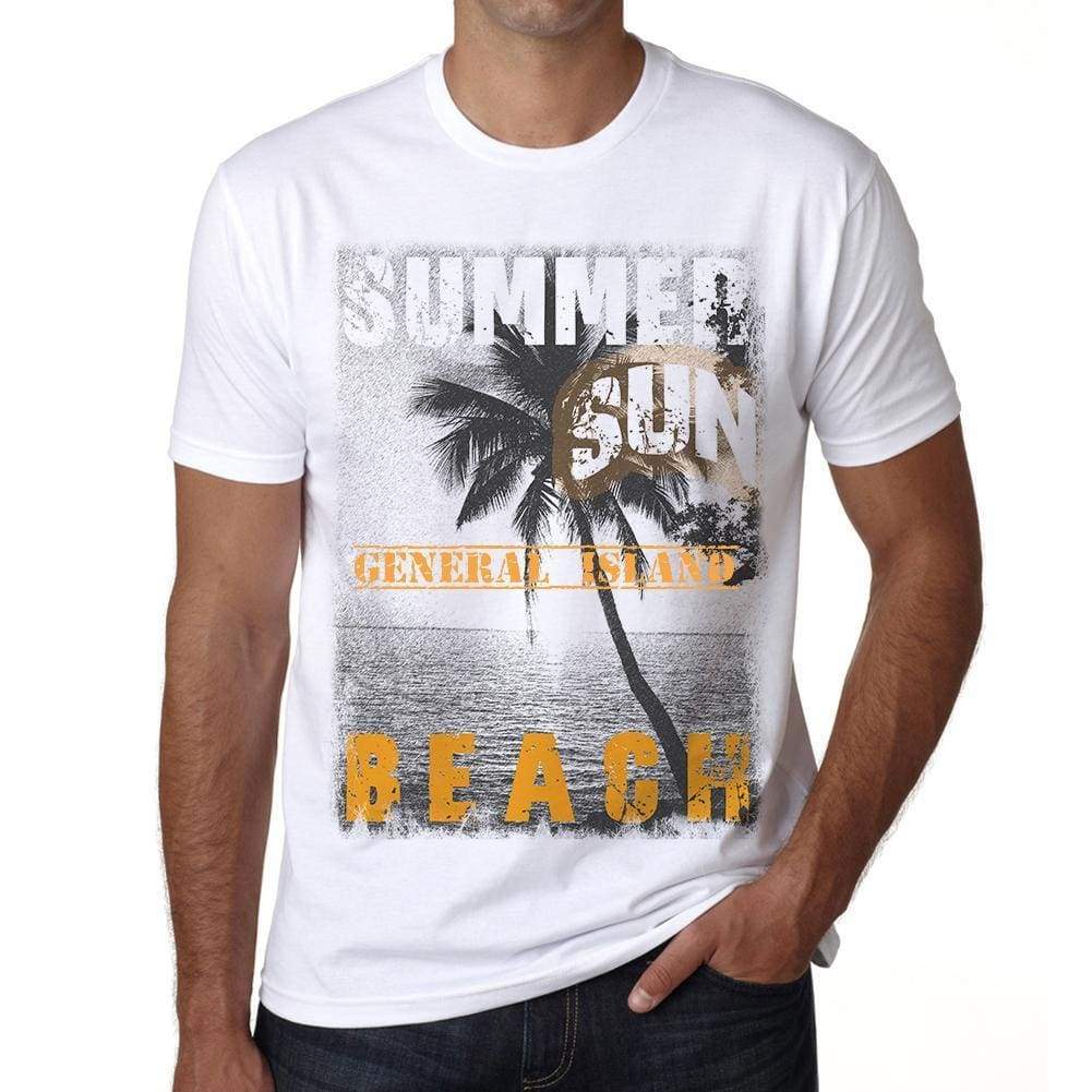 General Island Mens Short Sleeve Round Neck T-Shirt - Casual
