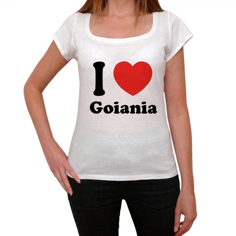 Goiania T Shirt Woman Traveling In Visit Goiania Womens Short Sleeve Round Neck T-Shirt 00031 - T-Shirt
