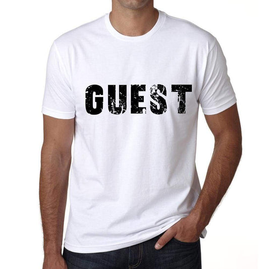 Guest Mens T Shirt White Birthday Gift 00552 - White / Xs - Casual