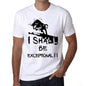I Shall Be Exceptional White Mens Short Sleeve Round Neck T-Shirt Gift T-Shirt 00369 - White / Xs - Casual