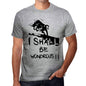 I Shall Be Wondrous Grey Mens Short Sleeve Round Neck T-Shirt Gift T-Shirt 00370 - Grey / S - Casual