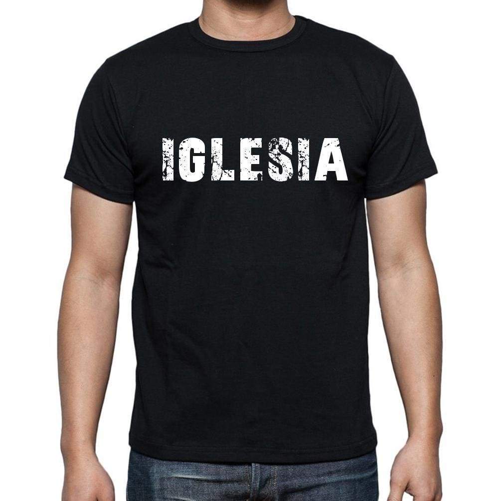 Iglesia Mens Short Sleeve Round Neck T-Shirt - Casual