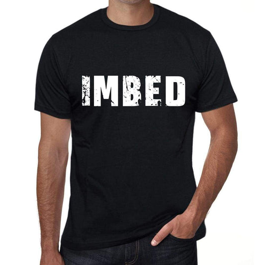 Imbed Mens Retro T Shirt Black Birthday Gift 00553 - Black / Xs - Casual