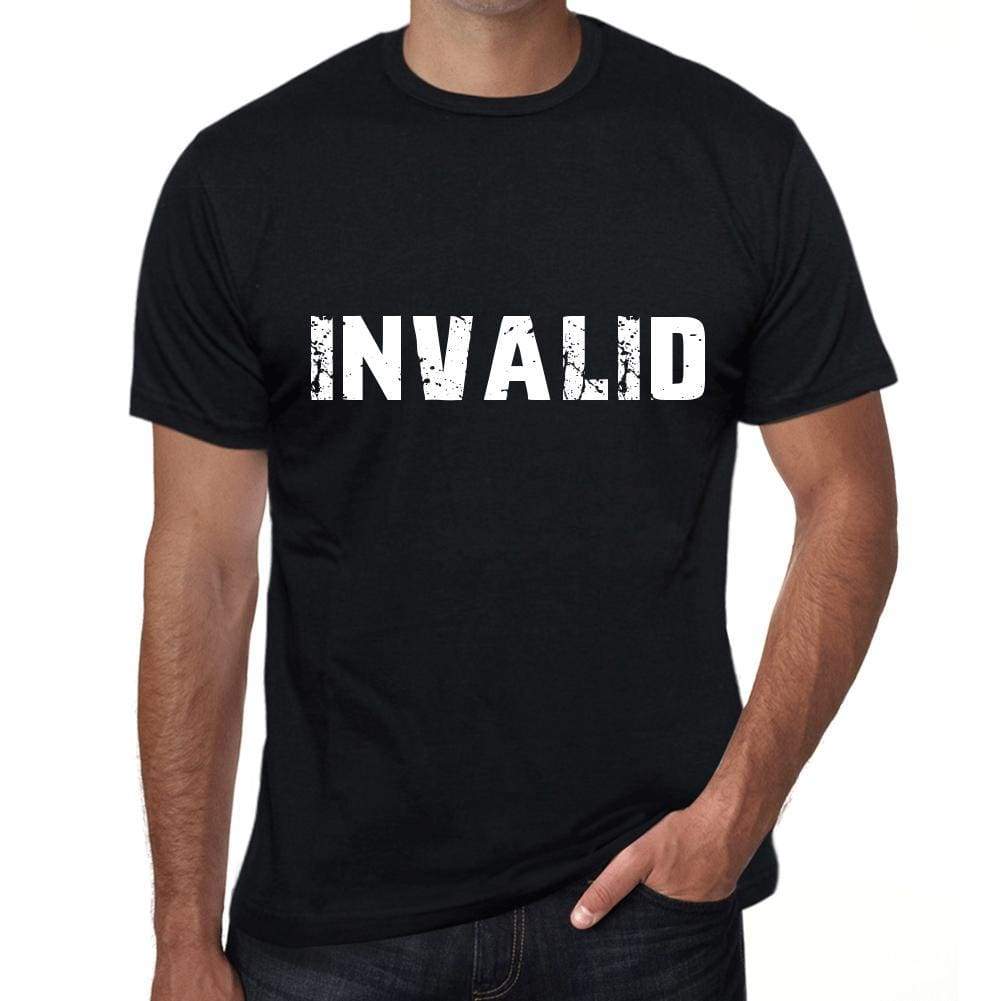 Invalid Mens Vintage T Shirt Black Birthday Gift 00555 - Black / Xs - Casual