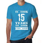 It Took 15 Years To Look This Good Mens T-Shirt Blue Birthday Gift 00480 - Blue / Xs - Casual