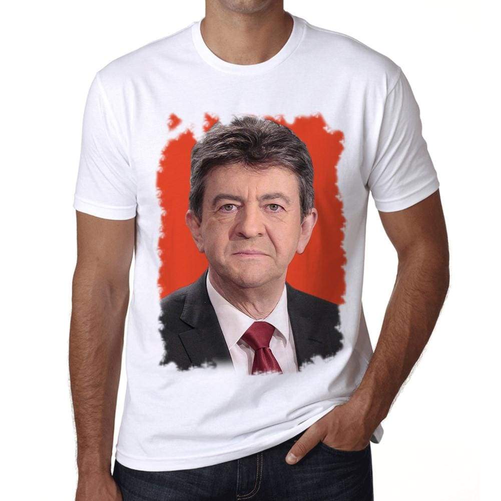 Jean-Luc Mélenchon Mens T Shirt White Birthday Gift 00515 - White / Xs - Casual