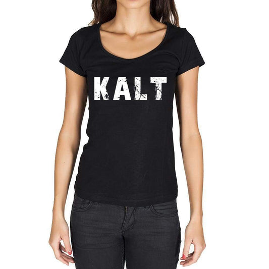 Kalt German Cities Black Womens Short Sleeve Round Neck T-Shirt 00002 - Casual