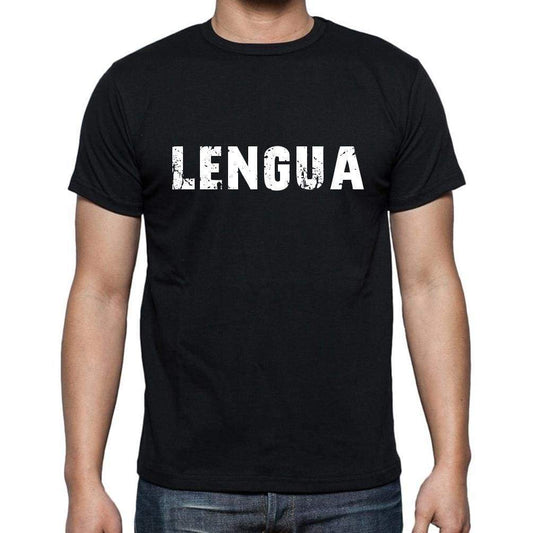 Lengua Mens Short Sleeve Round Neck T-Shirt - Casual