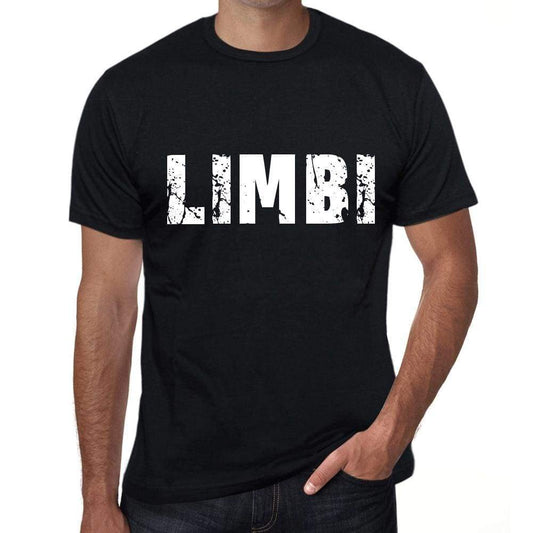 Limbi Mens Retro T Shirt Black Birthday Gift 00553 - Black / Xs - Casual